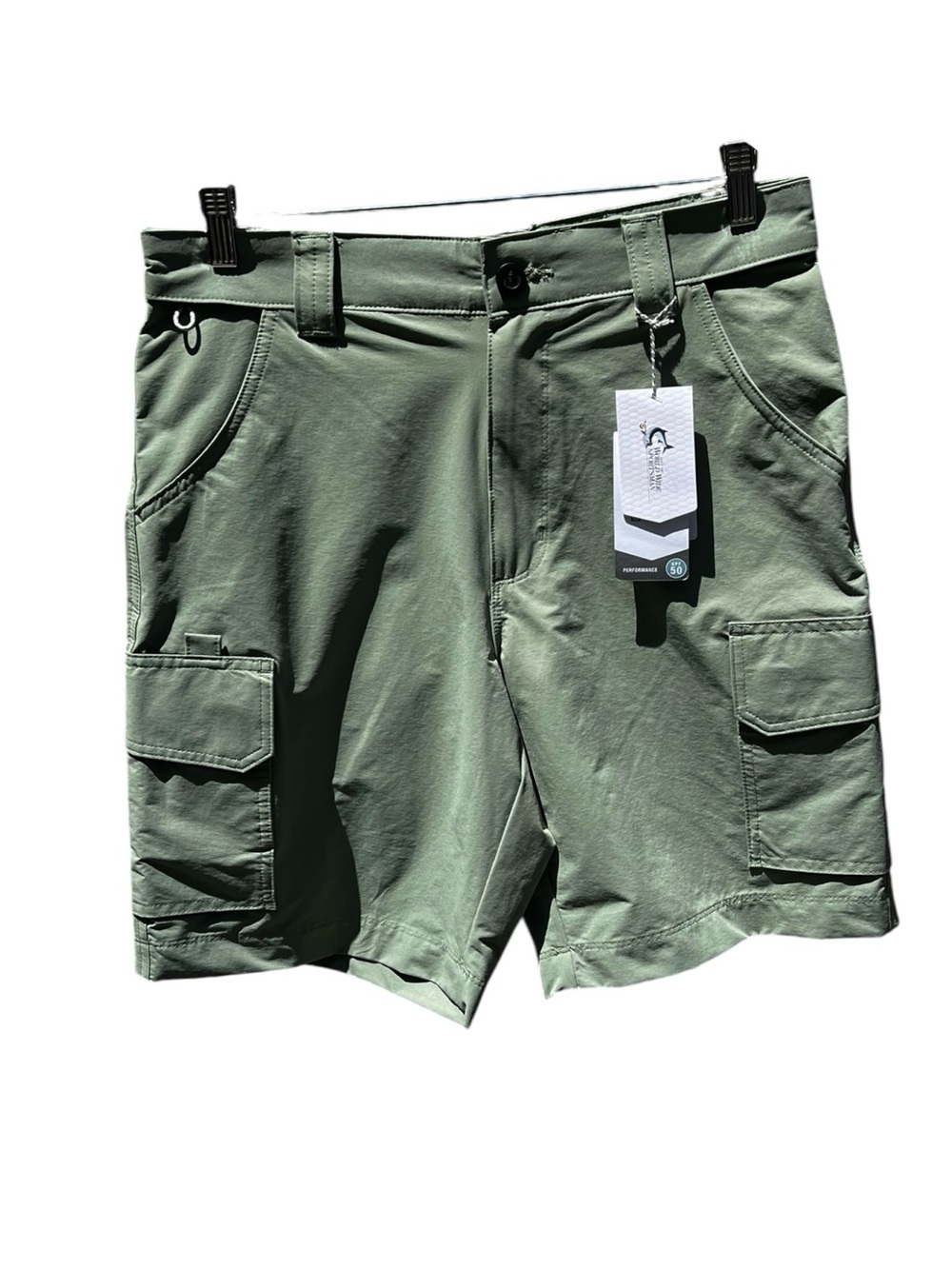 🐟NEW w/tag World Wide Sportsman Ultimate Angler Cargo Fishing Shorts Men's 32